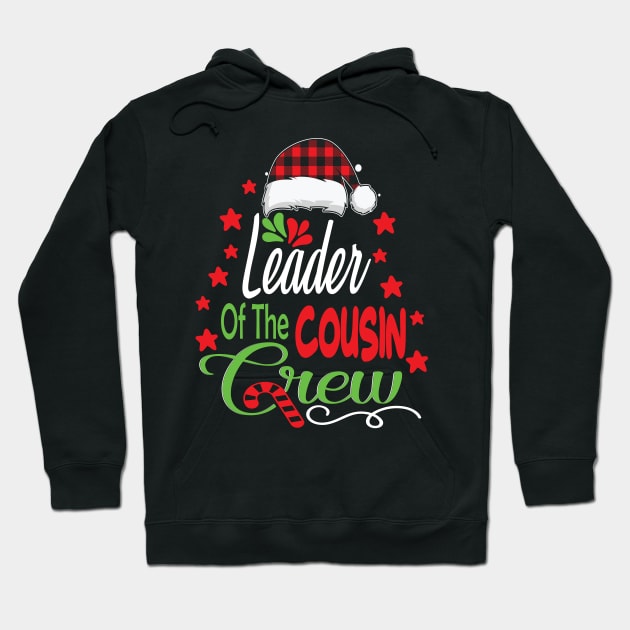 Leader of the cousin crew funny christmas family gift Hoodie by DODG99